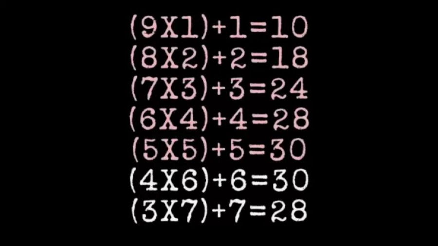 Casse-tête : Si 9=10, 8=18, 7=24, 6=28, 5=30, 3= ? Casse-tête mathématique